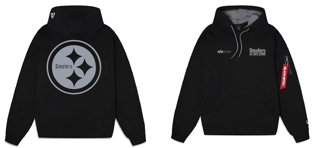 Men Pittsburgh Steelers 2024 Nike NFL black hoodie->nfl t-shirts->Sports Accessory